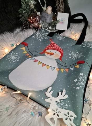 Torba SHOPPERka Xmas - Bałwanek